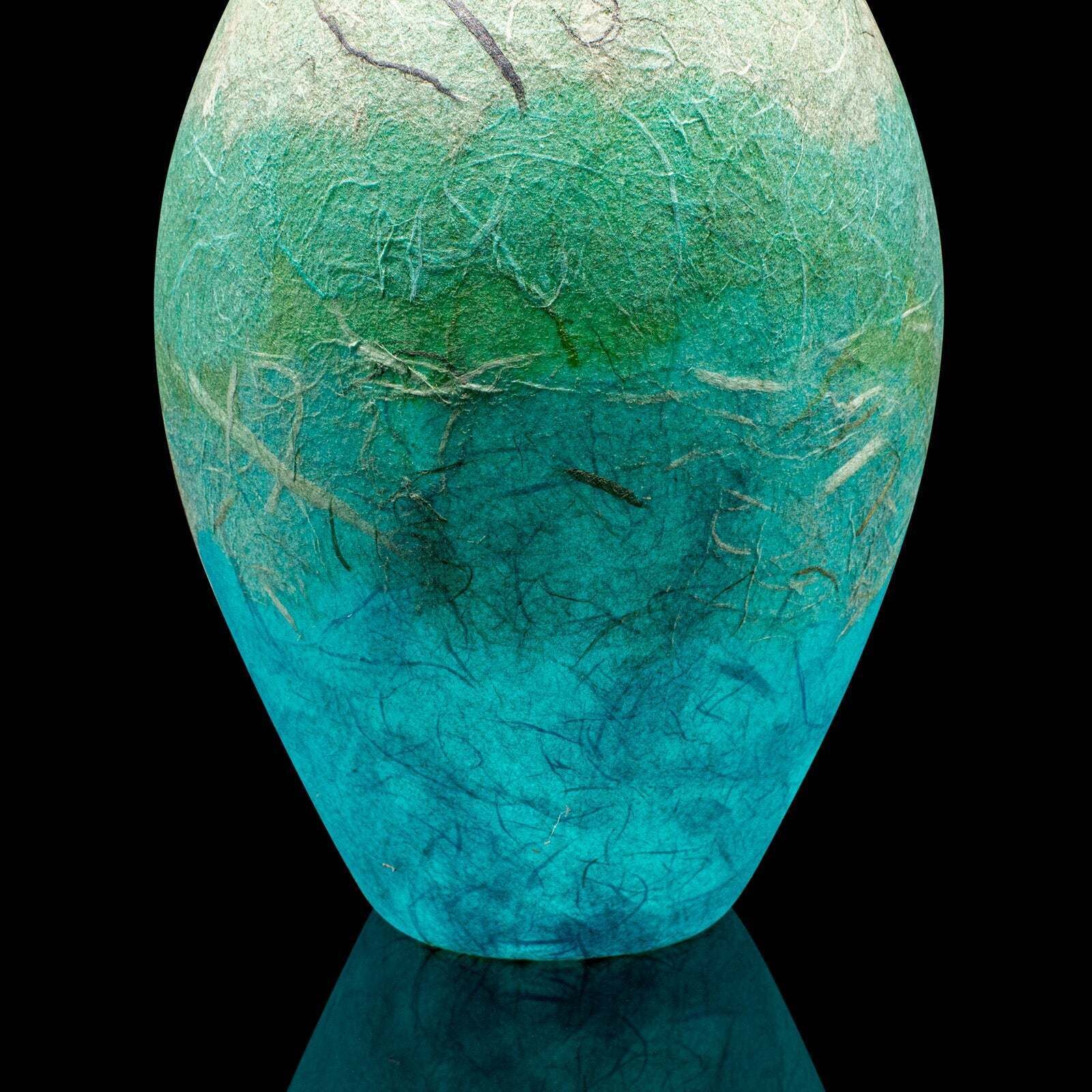 photo for sale Contemporary Display Vase, English, Art Glass, Straw Silk, Flowers, Decorative