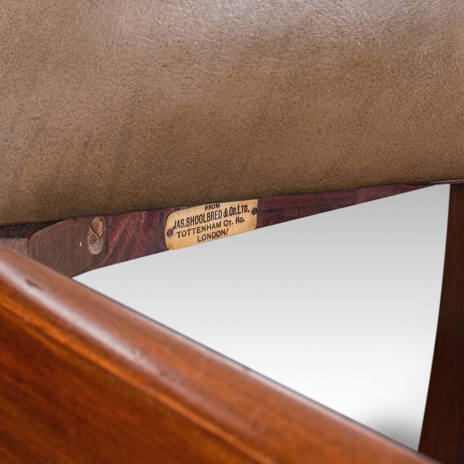 photo for sale Set Of 6 Antique Dining Room Chairs, English Walnut, Suite, Shoolbred, Edwardian