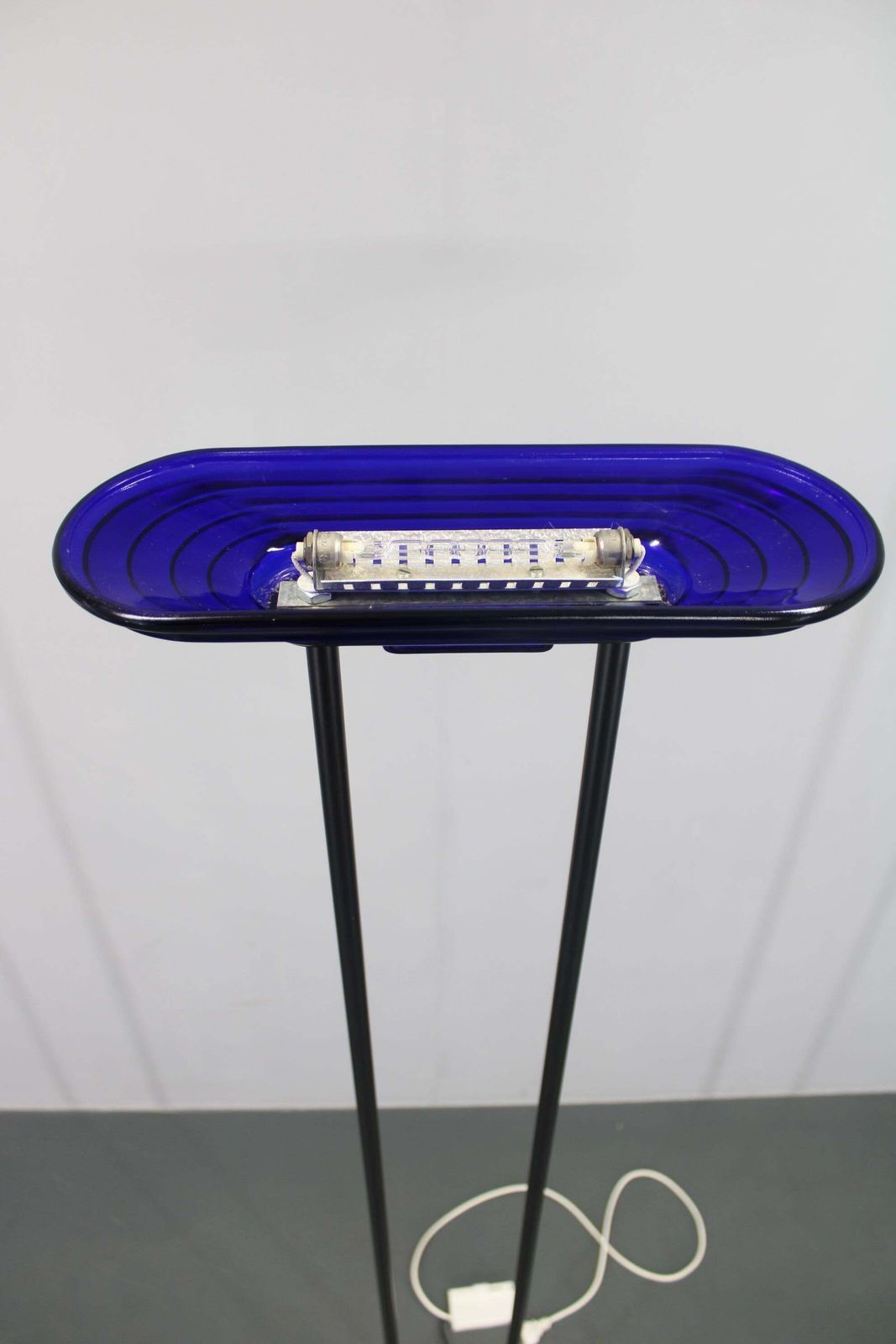 1970s Halogen Floor Lamp With Glass Shade , Europe photo vintage