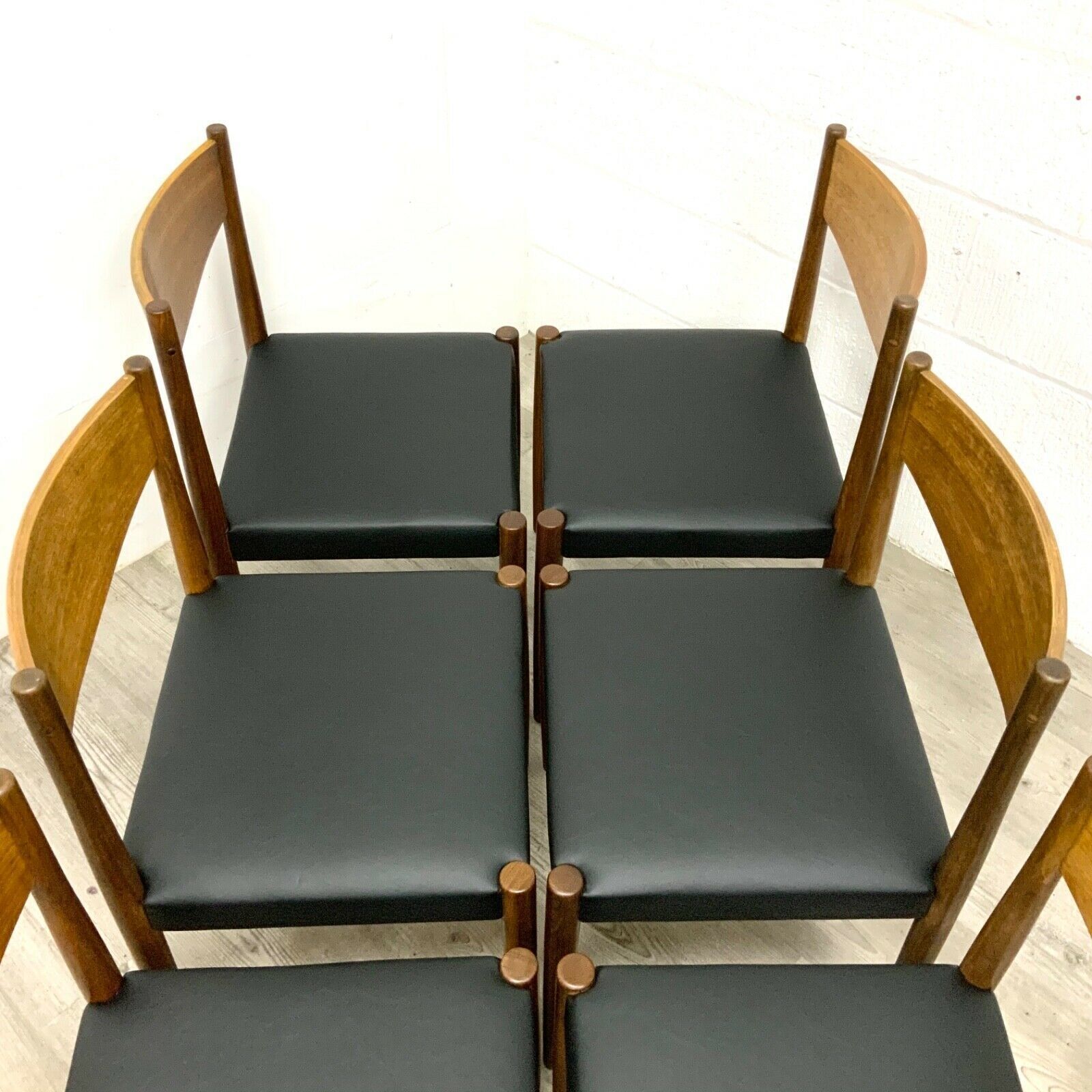 A Set Of 6 (Six) Poul Volther For Frem Rojle Danish Dining Chairs /2 photo 1295.0