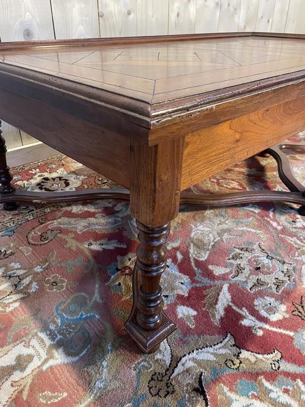 Table Basse Louis XIII Marqueté photo Garden Furniture