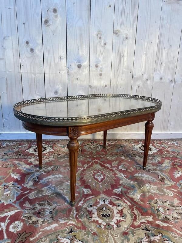 Table Basse Ovale De Style Louis XVI