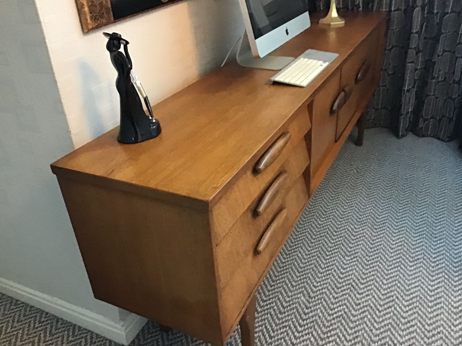 Superb Condition Pre Loved Over 60 Years Mid Century Sideboard.  Probably McIntosh But Unlabelled.