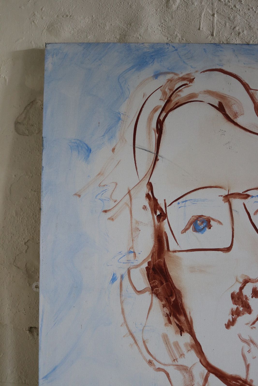 Portrait Of A Man Oil On Canvas photo vinterior