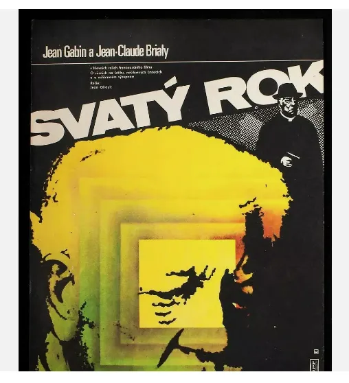 Jean Gabin Collection 3 X Movie Poster, Original Outstanding Czech Designers photo buy