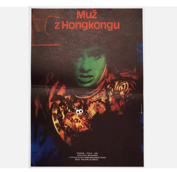 photo furniture Jean Paul Belmondo Collection 4 X Movie Posters Original Czech Poster Design