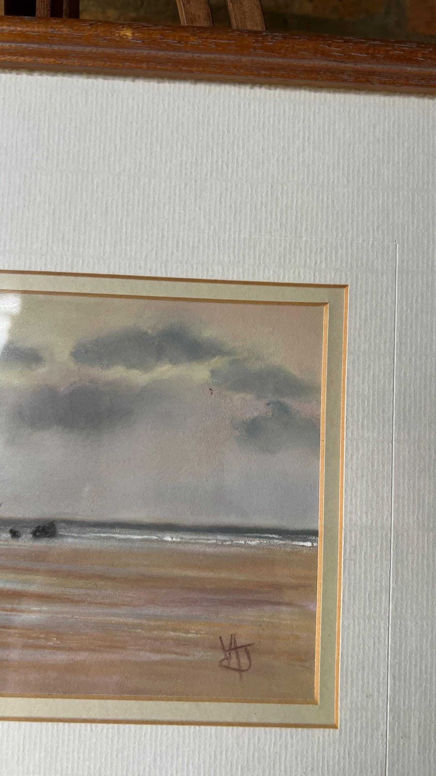 Signed Watercolour Painting Of The Wreck In Brancaster, Norfolk – Nautical And Military Collectible photo 119.0