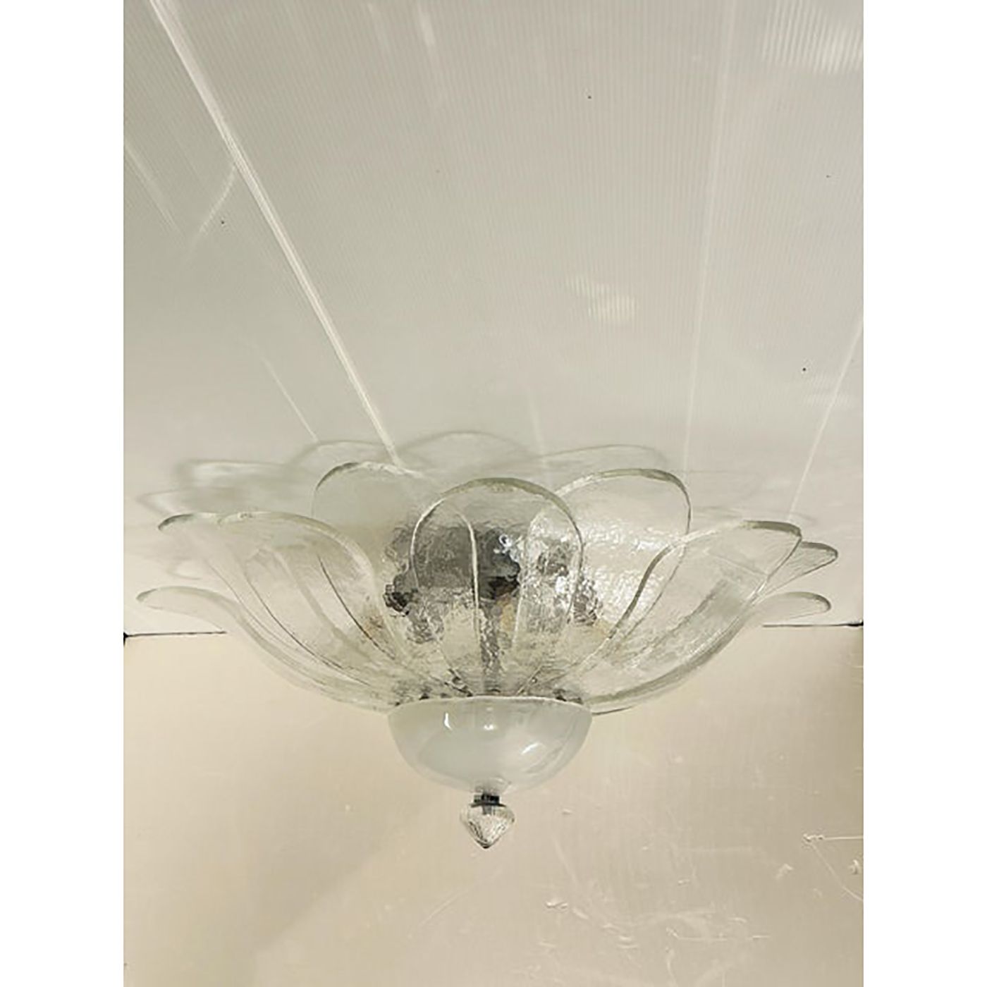 Murano Style Glass Sputnik Chandelier Flush Mount, Mazzega Zuccheri Venini Barovier Style photo 8800.0