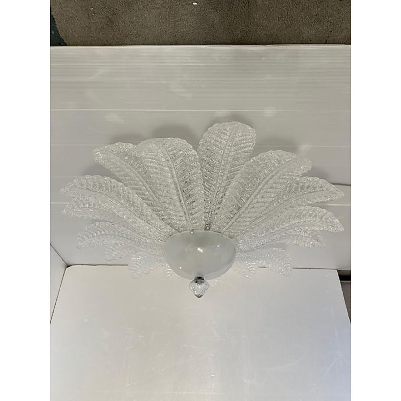 Murano Style Glass Sputnik Chandelier Flush Mount, Mazzega Zuccheri Venini Barovier Style photo 8800.0
