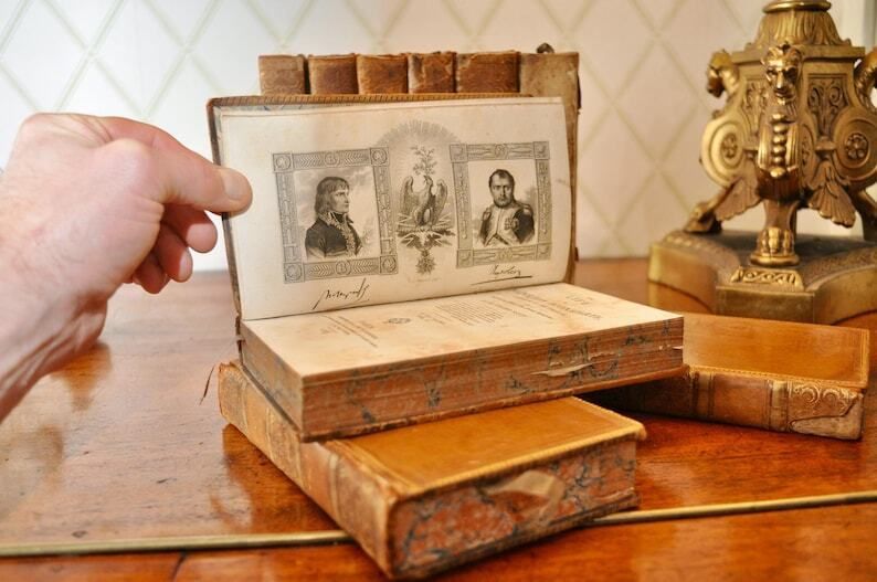 Sir Walter Scott, Life Of Napoleon Buonaparte, 1st Edition, A&W Galignani, Paris photo furniture