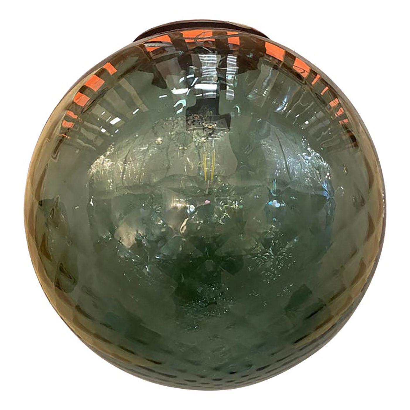 Contemporary Murano Style Balloton Fume' Color Pendant