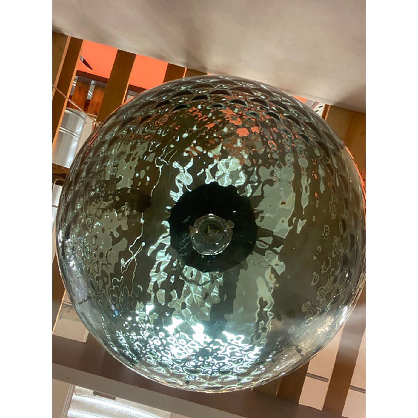 Contemporary Murano Style Balloton Fume' Color Pendant photo buy
