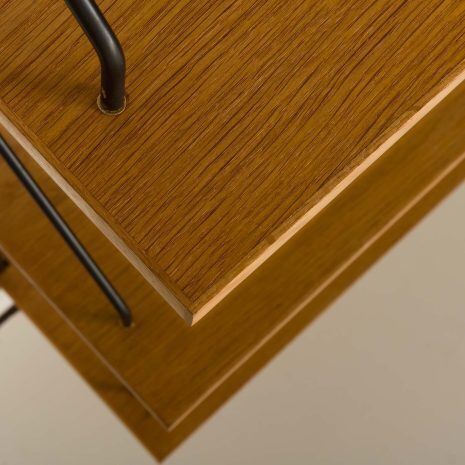 Scandinavian Modular Oak Shelving System, 1960s photo vintage
