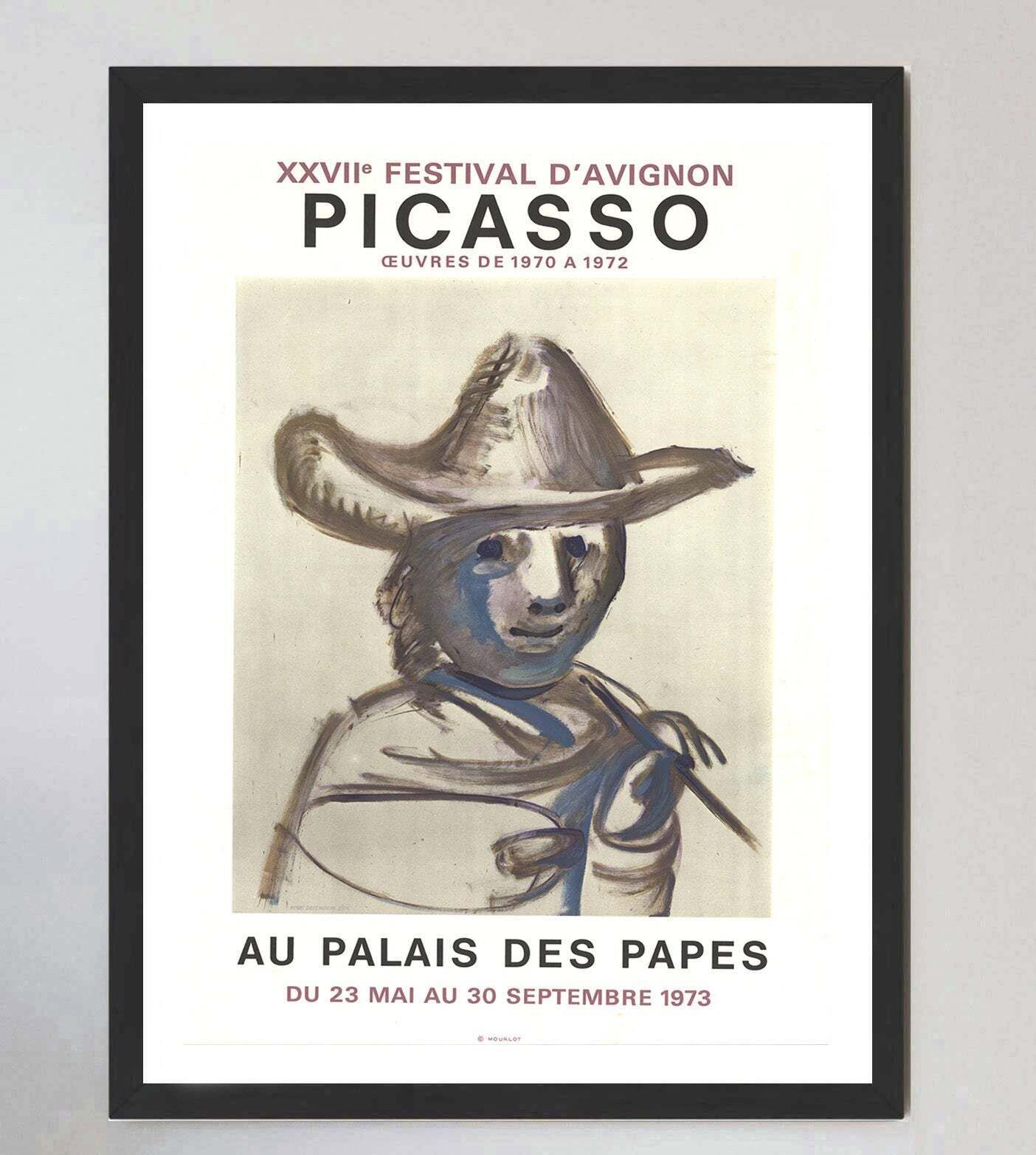 Pablo Picasso   Festival D'avignon Original Vintage Poster photo furniture