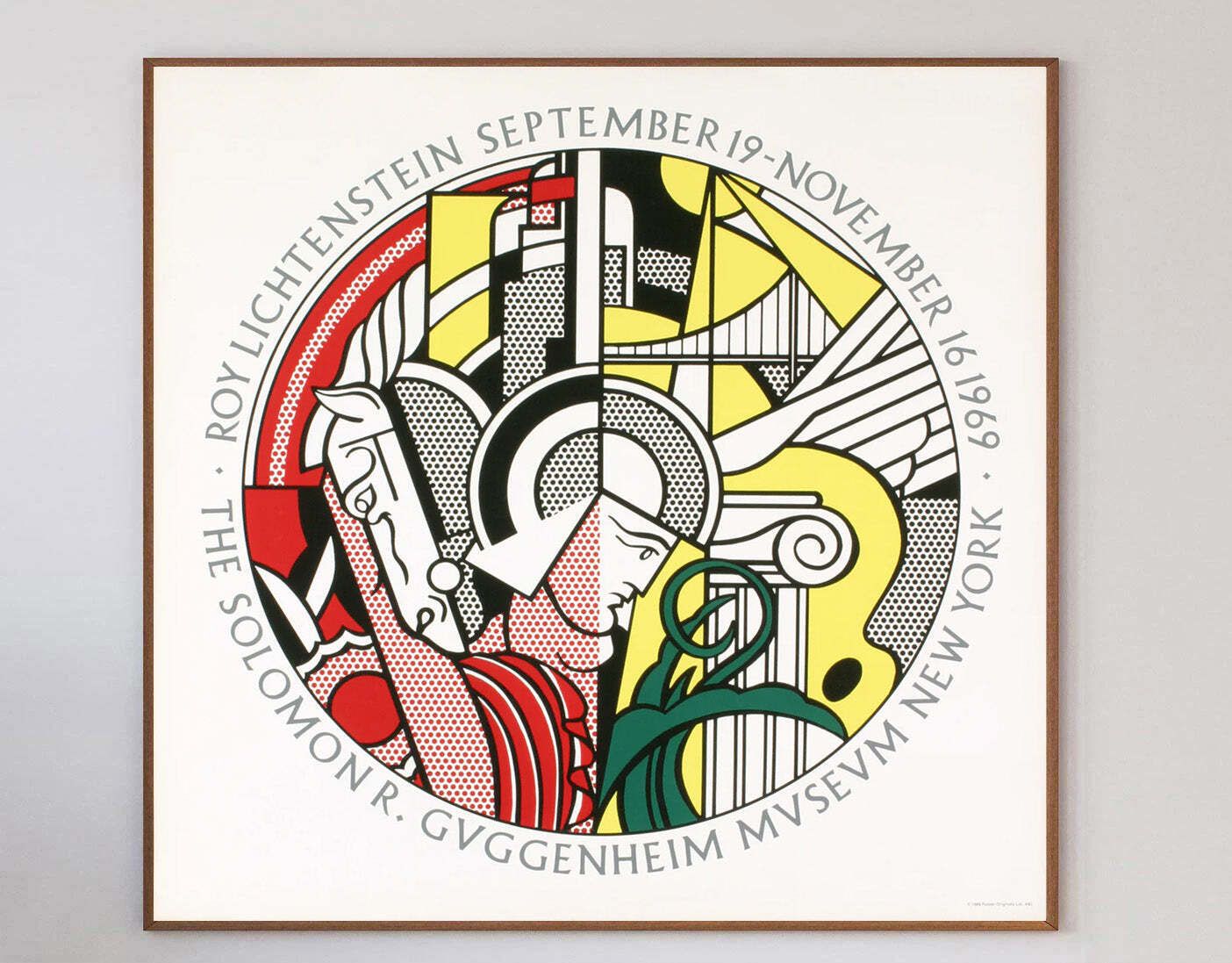 Roy Lichtenstein   Solomon R. Guggenheim Museum Original Vintage Poster photo 1171.0