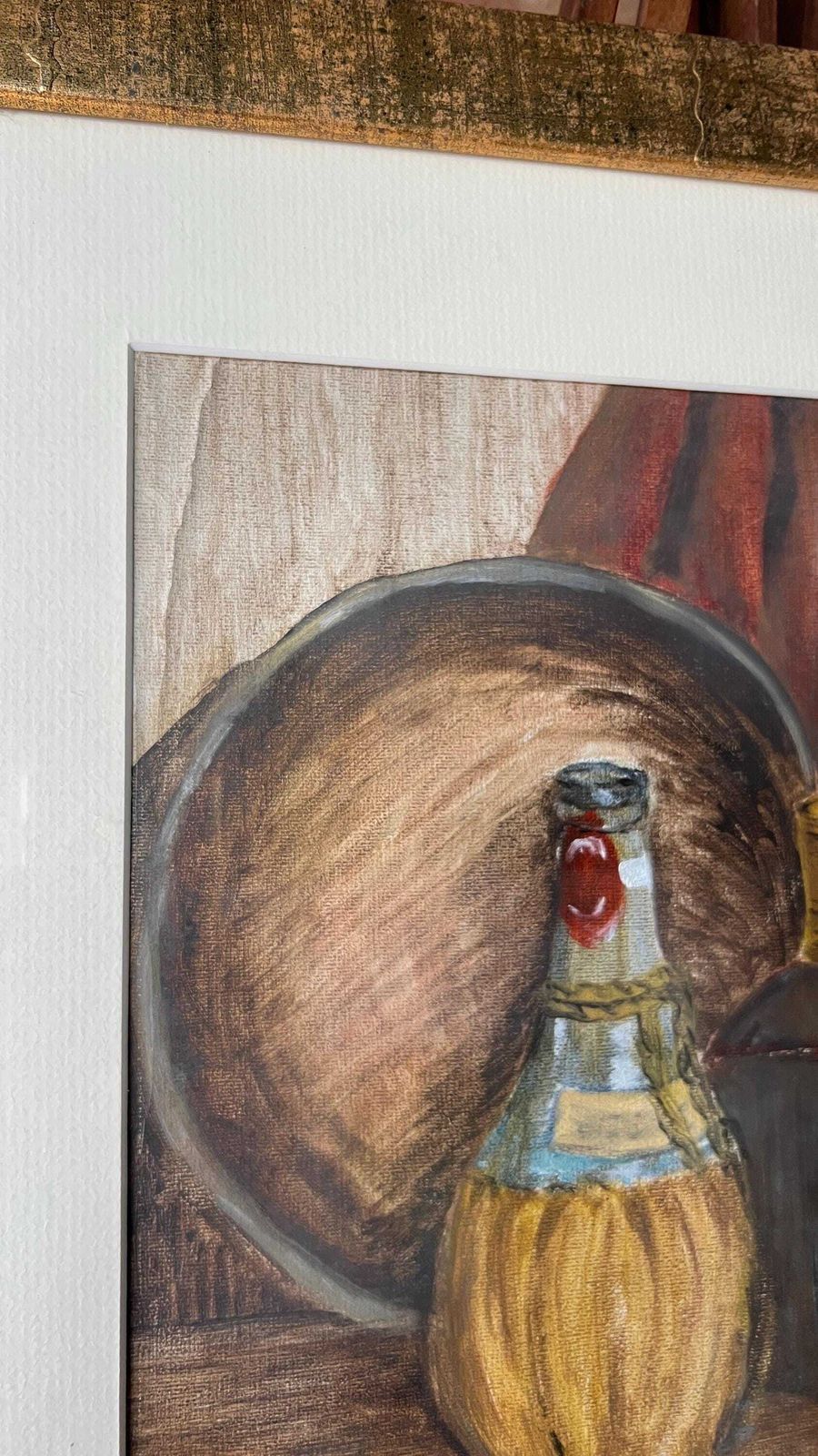 Still Life Oil Painting Signed By A. Rogers   Framed & Glazed photo vinterior