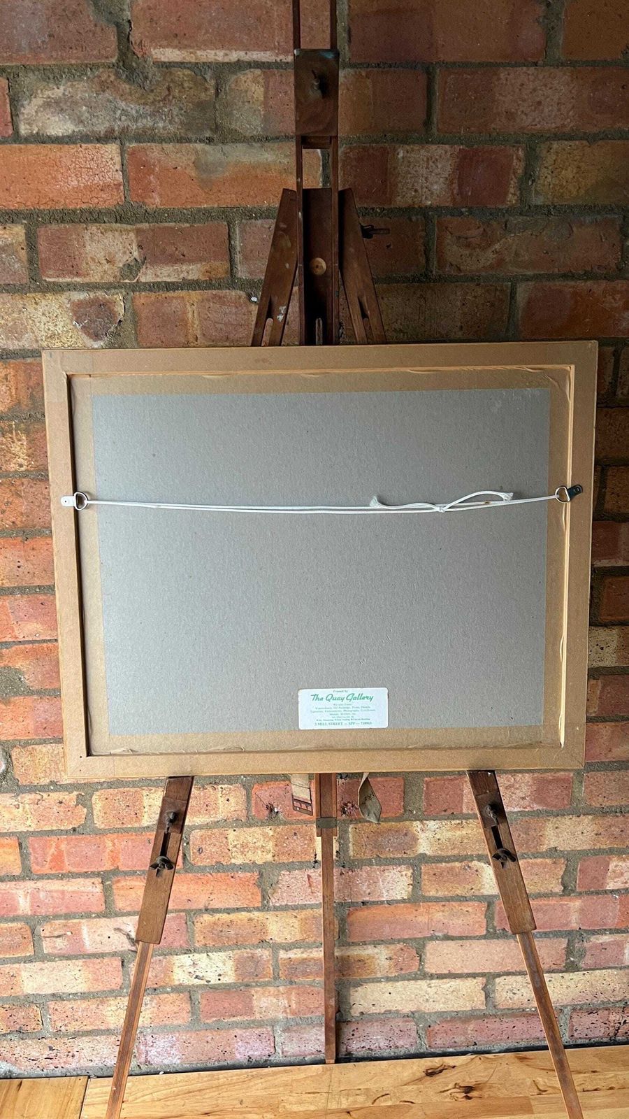 photo furniture Framed Mid Century Reproduction After Hal Hurst – "Leaving The Red"