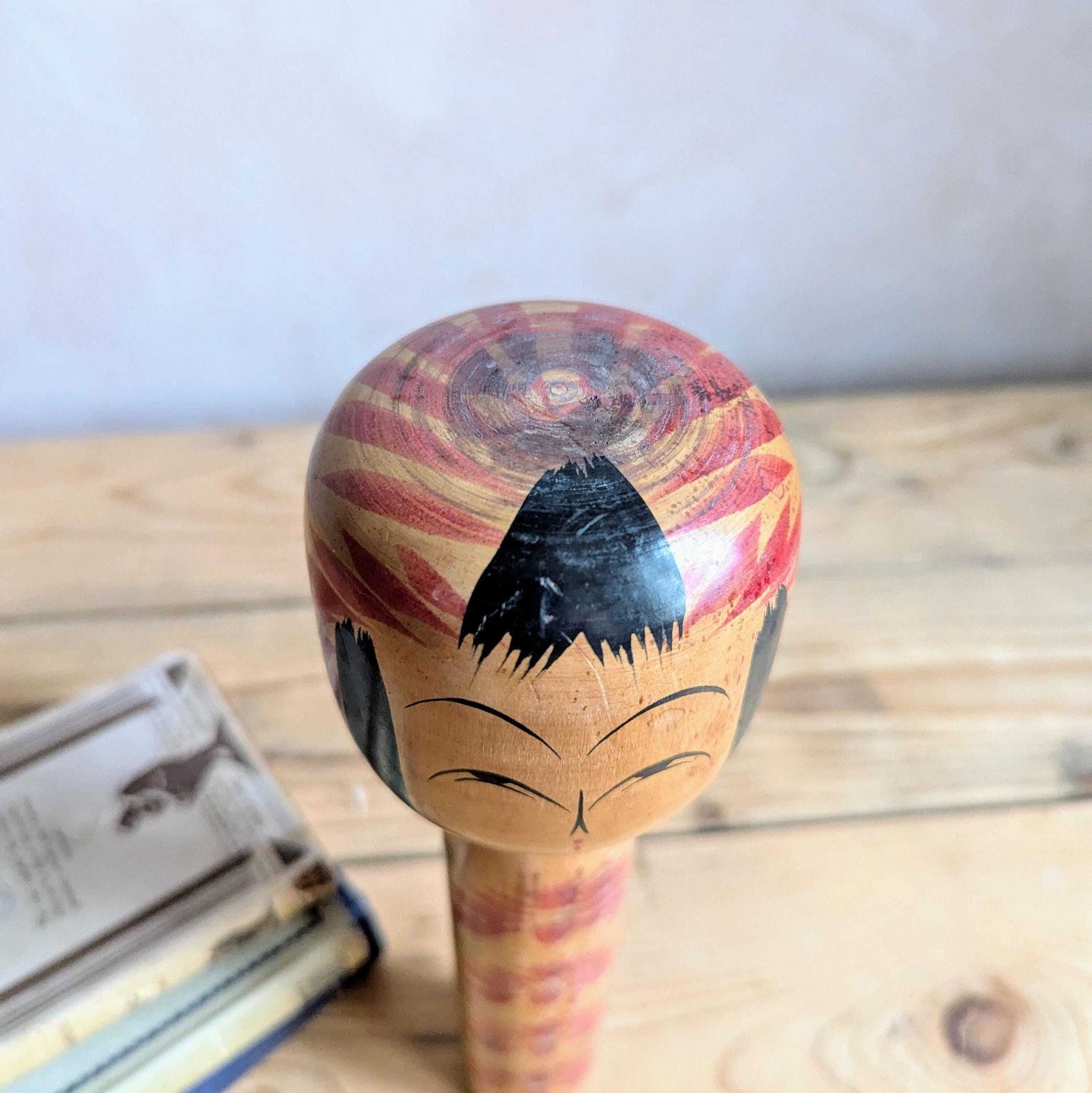Vintage Japanese Kokeshi Doll C1950 photo vinterior