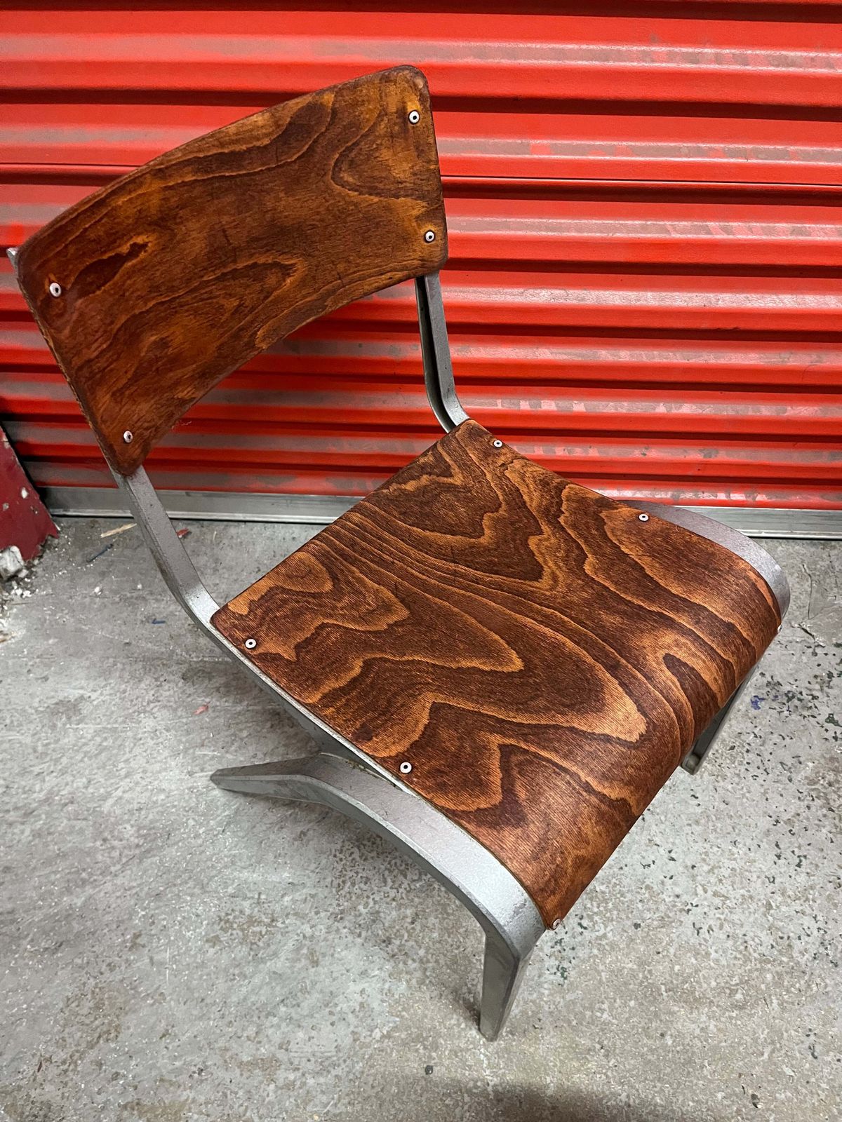 Esavian Children’s Stacking School Chair By James Leonard, 1950s Height 40cm photo Furniture