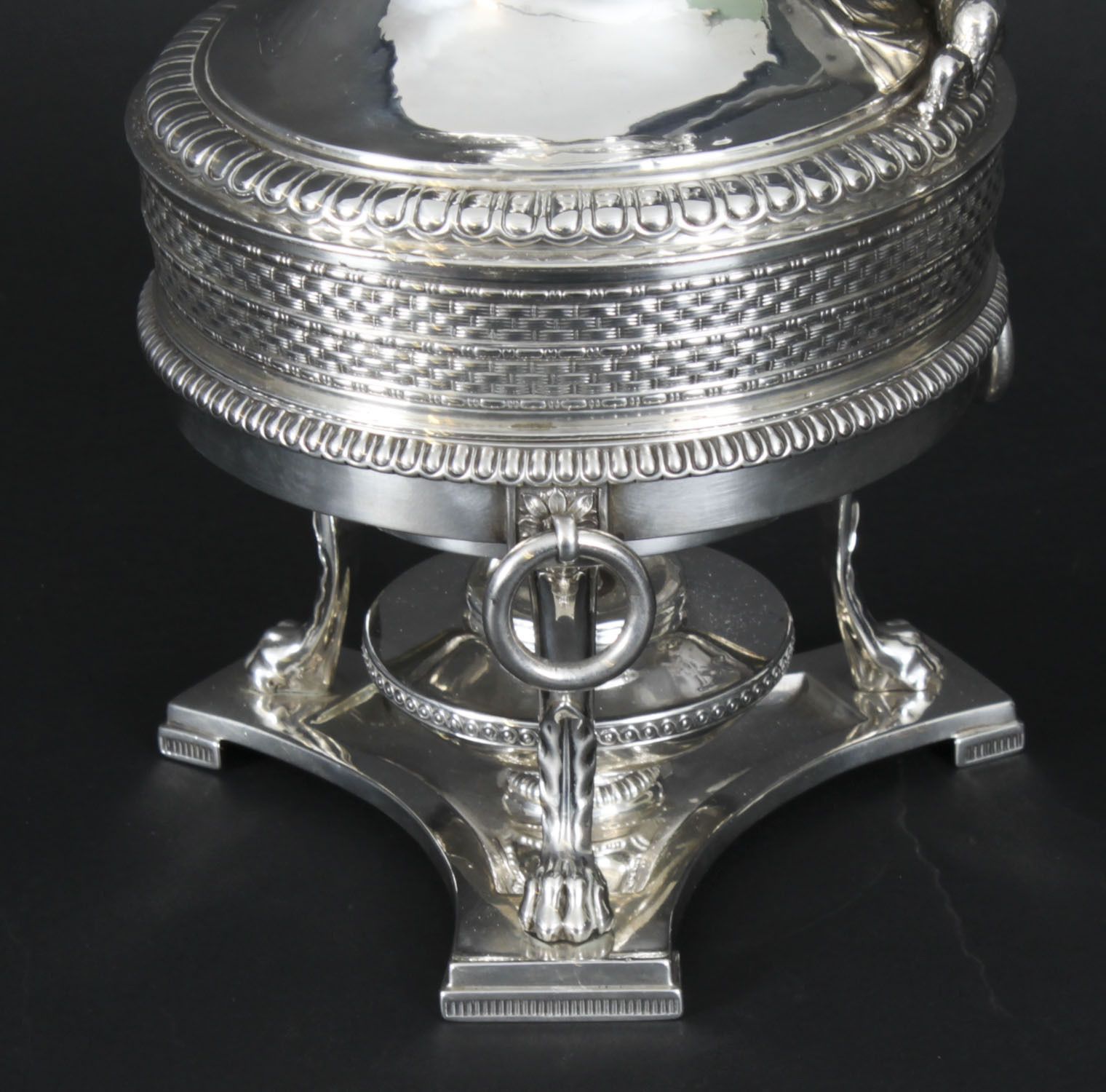 Antique Paul Storr Sterling Silver Coffee Biggin On Stand 1809 19th C photo furniture