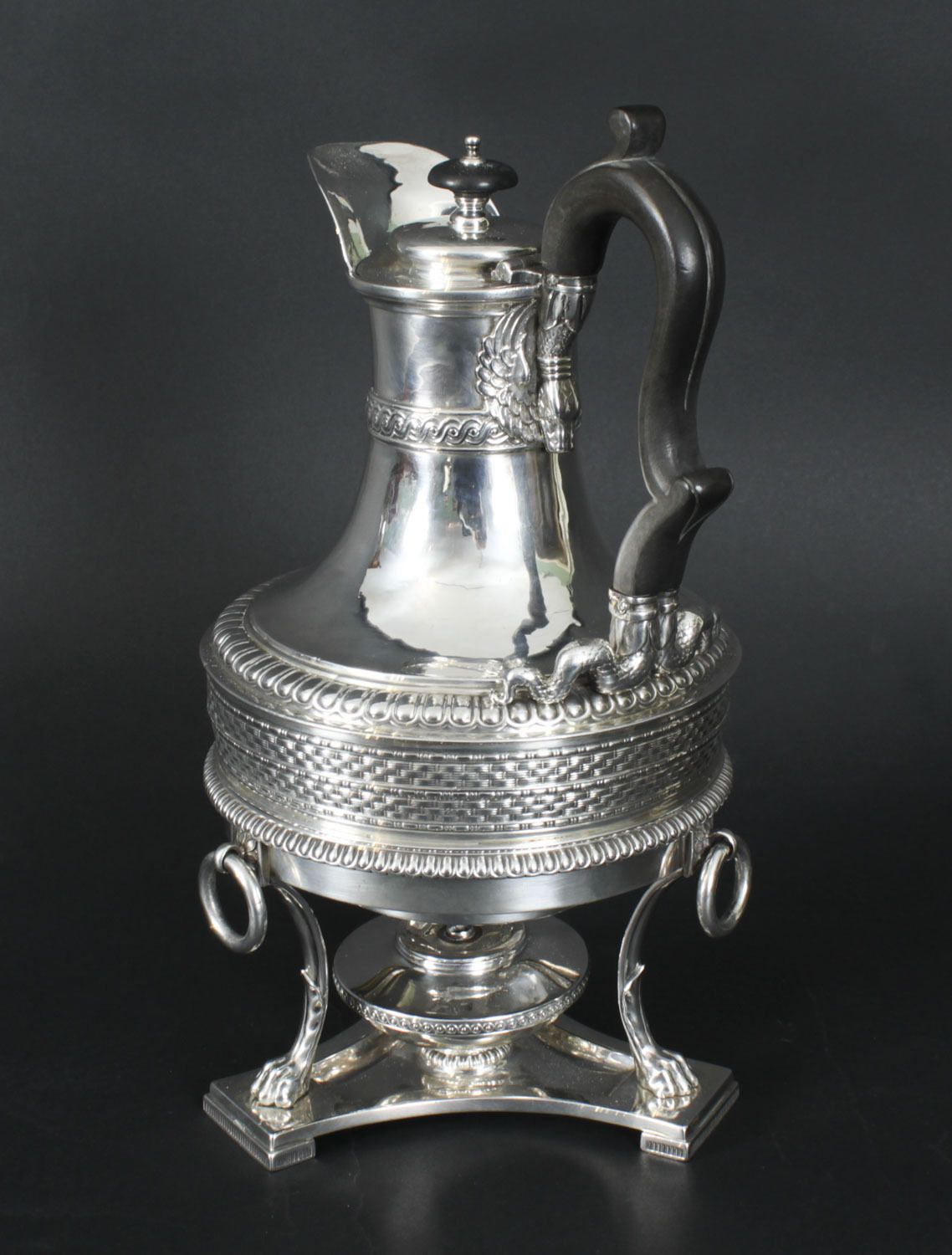 Antique Paul Storr Sterling Silver Coffee Biggin On Stand 1809 19th C photo Home Decor