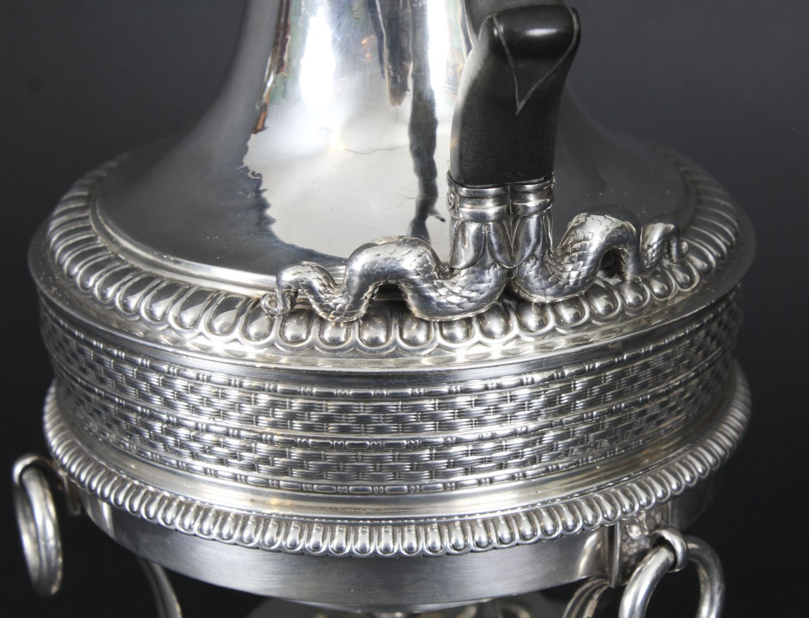 Antique Paul Storr Sterling Silver Coffee Biggin On Stand 1809 19th C photo vinterior