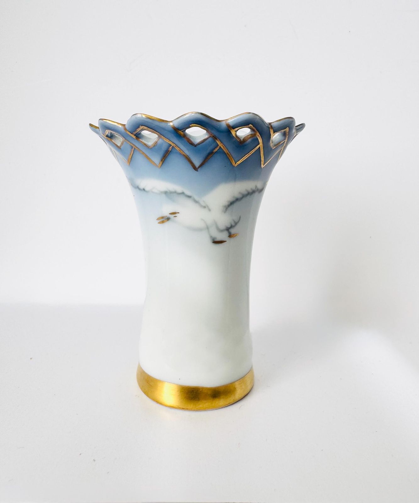 Vintage Bing And Grondahl Denmark Posy Vase, Seagull Vase photo for sale