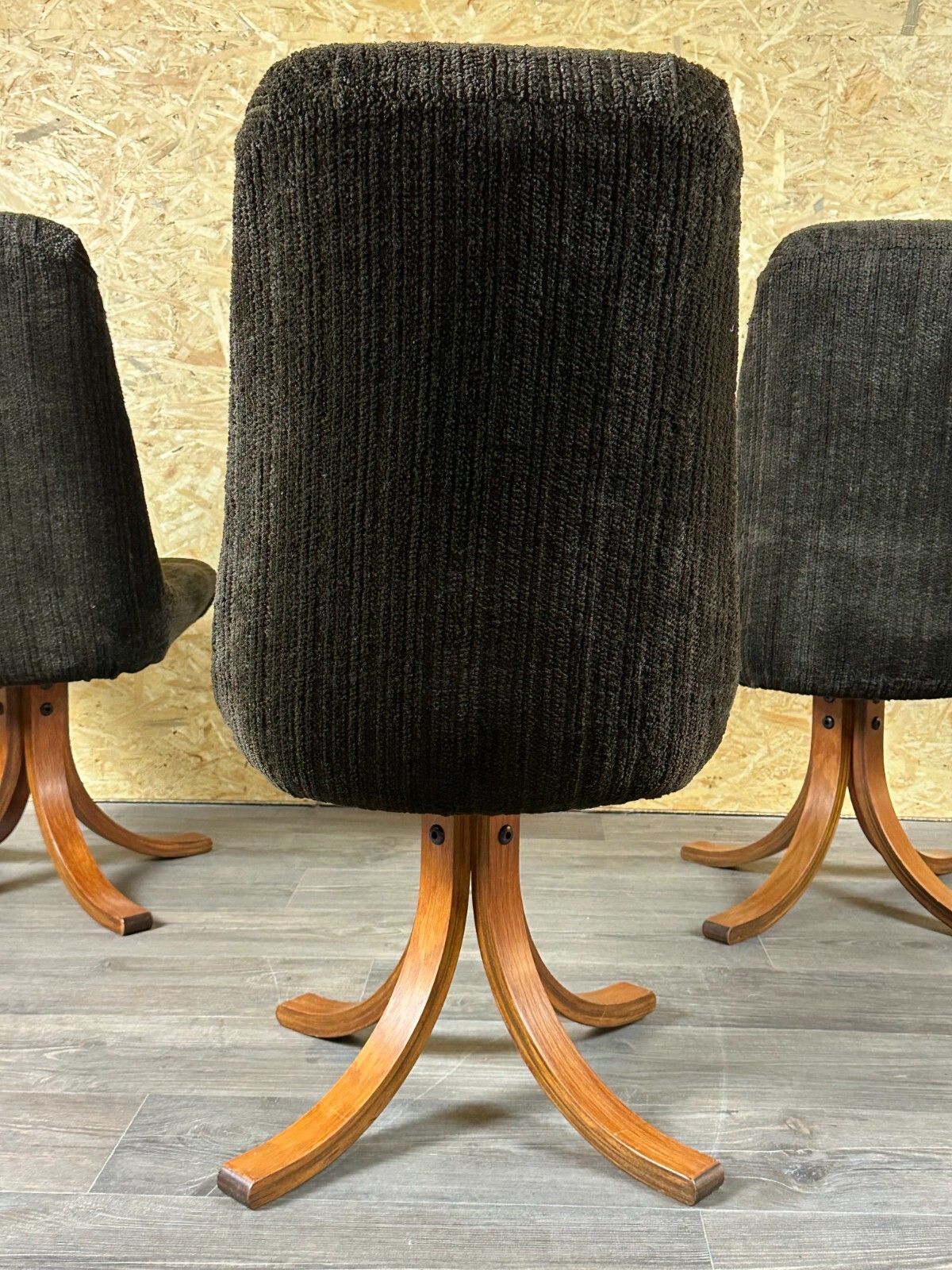 photo vintage 3x 60s 70s Chair Swivel Dining Chair Mid Century Danish Modern Design