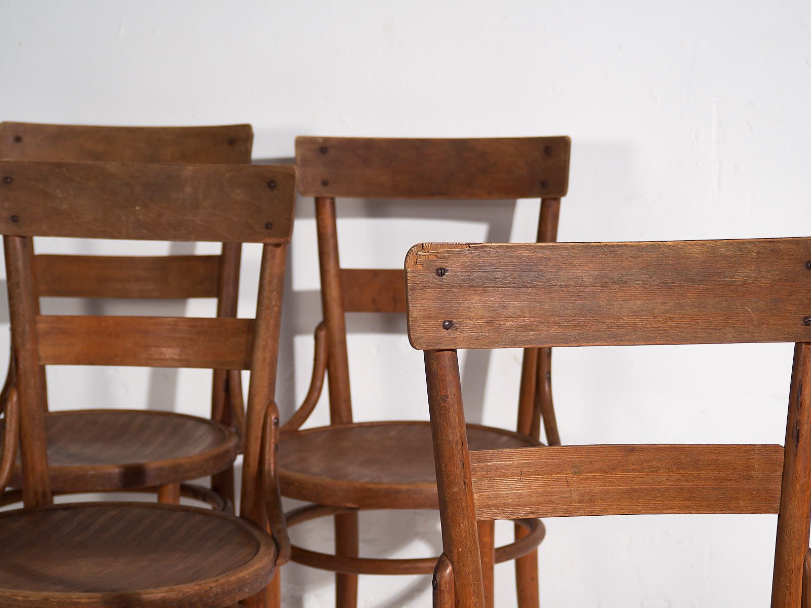 Antique Set Of Thonet Chairs (C.1920). Set Of Four Pieces #1 photo furniture