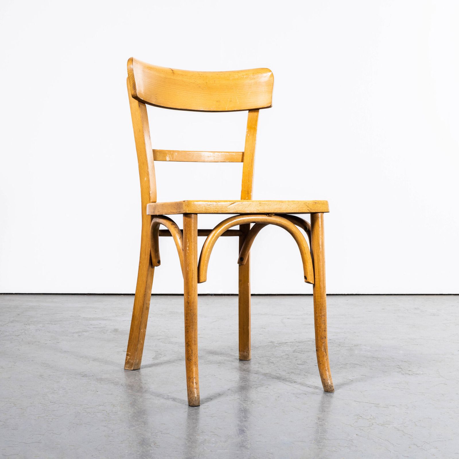 photo furniture 1950’s Blonde Farmhouse Chair With Framed Seat – Small Batch Available
