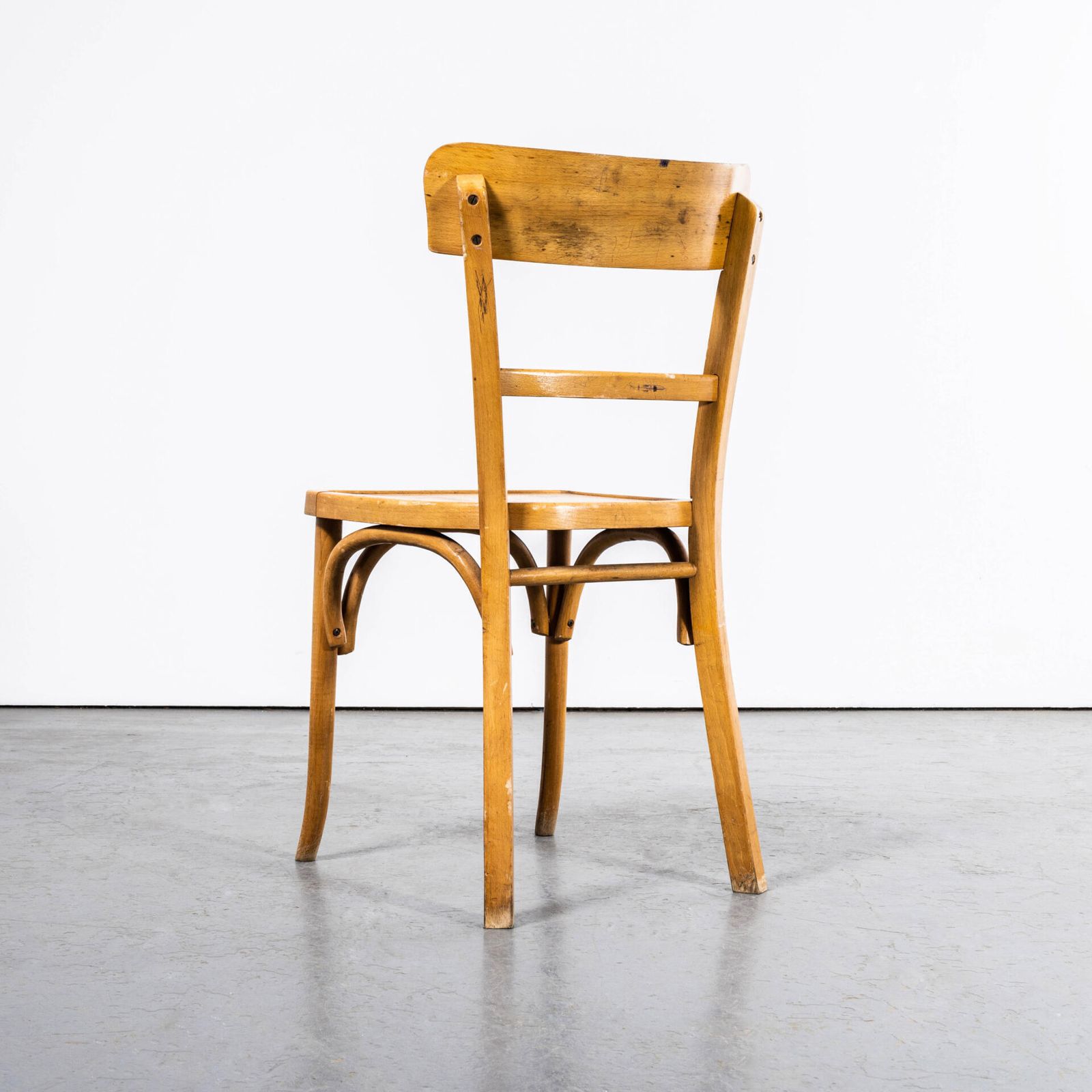 Furniture 1950’s Blonde Farmhouse Chair With Framed Seat – Small Batch Available photo