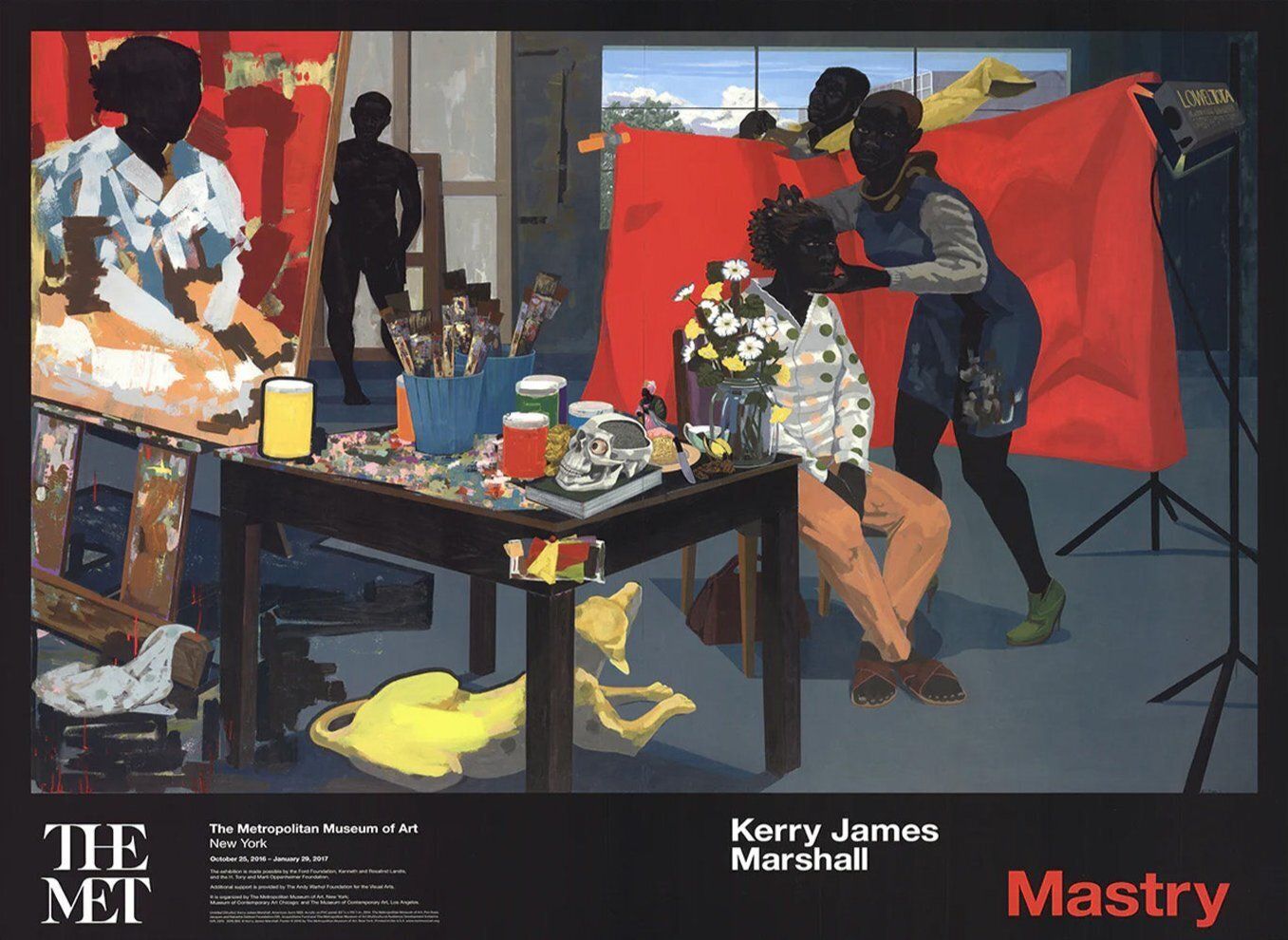 Kerry James Marshall   Mastry   The Met , Original Vintage Poster