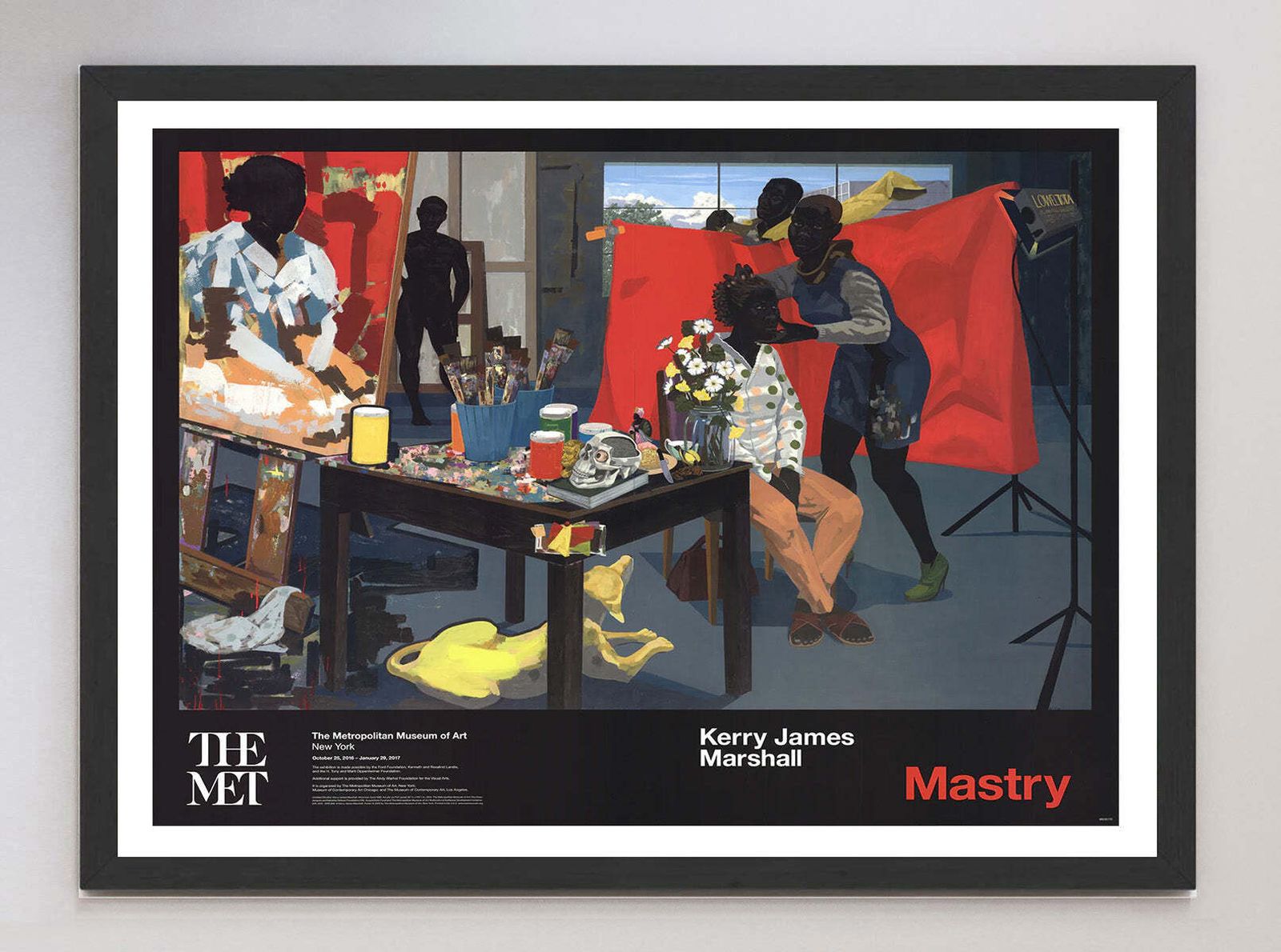 Kerry James Marshall   Mastry   The Met , Original Vintage Poster photo furniture