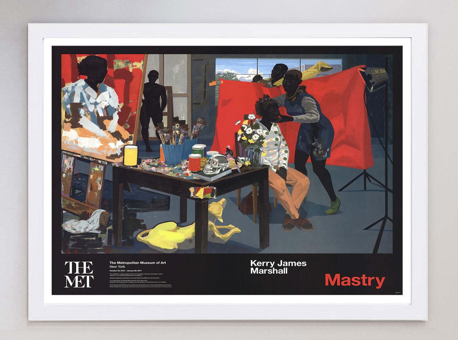 Kerry James Marshall   Mastry   The Met , Original Vintage Poster photo for sale