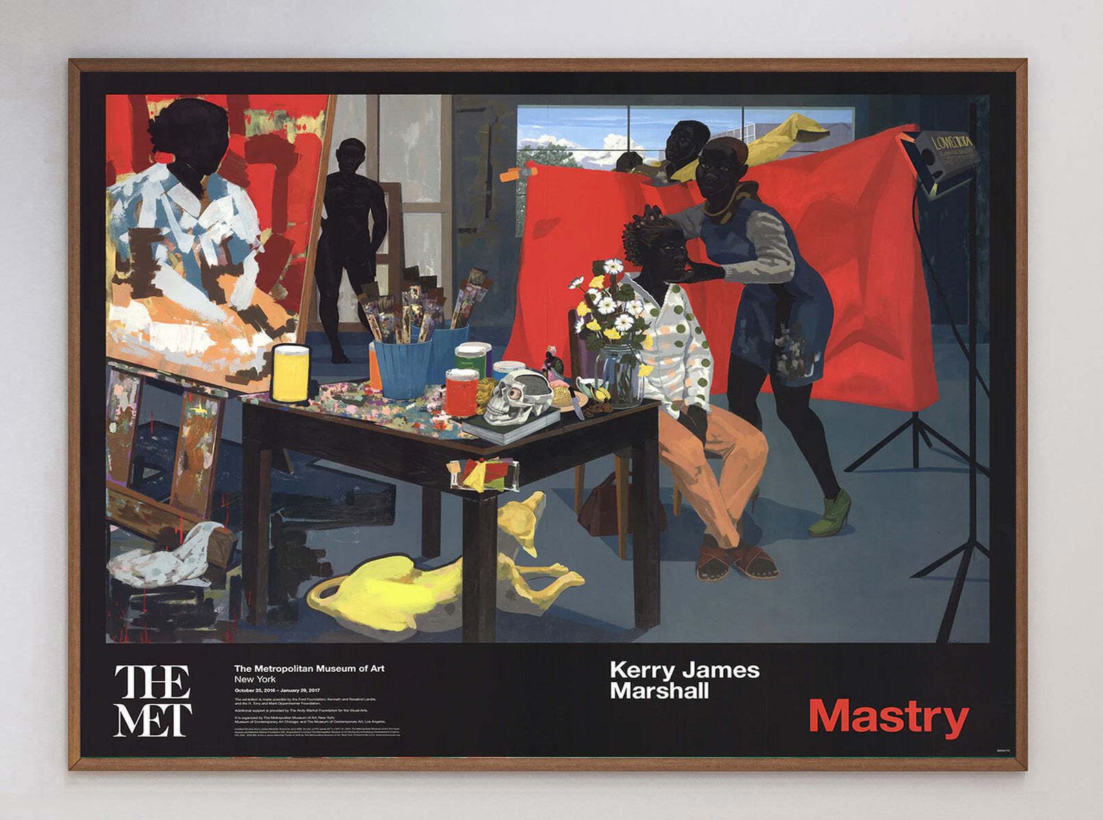 Kerry James Marshall   Mastry   The Met , Original Vintage Poster photo 230.0
