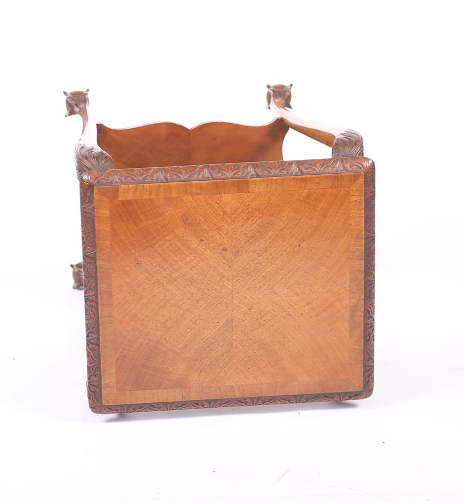 Fine Nest Of 3 Walnut & Carved Nest Of Tables photo 500.0