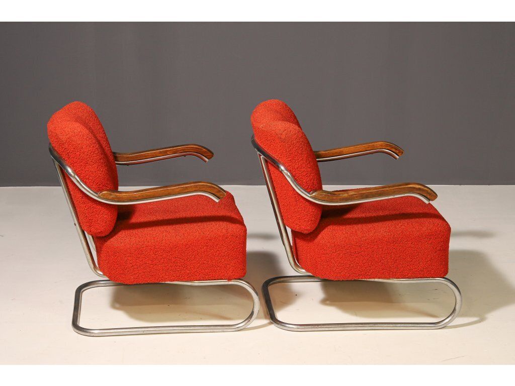 Pair Of Cantilever Armchairs Bauhaus | Thonet, 1930s photo Furniture