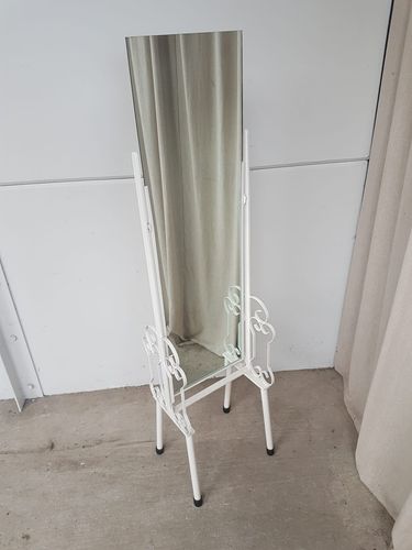 Vtg Mid Century Floor Standing Cheval Mirror Scandi Danish Retro R751 photo for sale