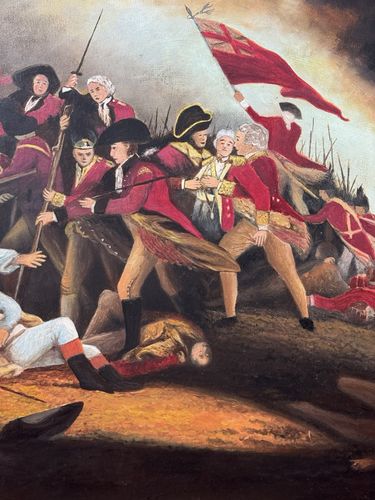 photo buy Historic After John Trumbull 'The Battle Of Bunker Hill' Artist Robert Lawson