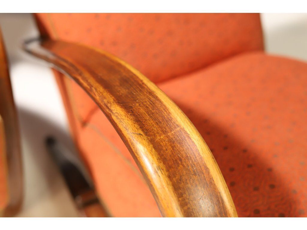 5072.0 Art Deco Streamline Armchairs H269 By Jindřich Halabala, 1930s, Set Of 2 photo