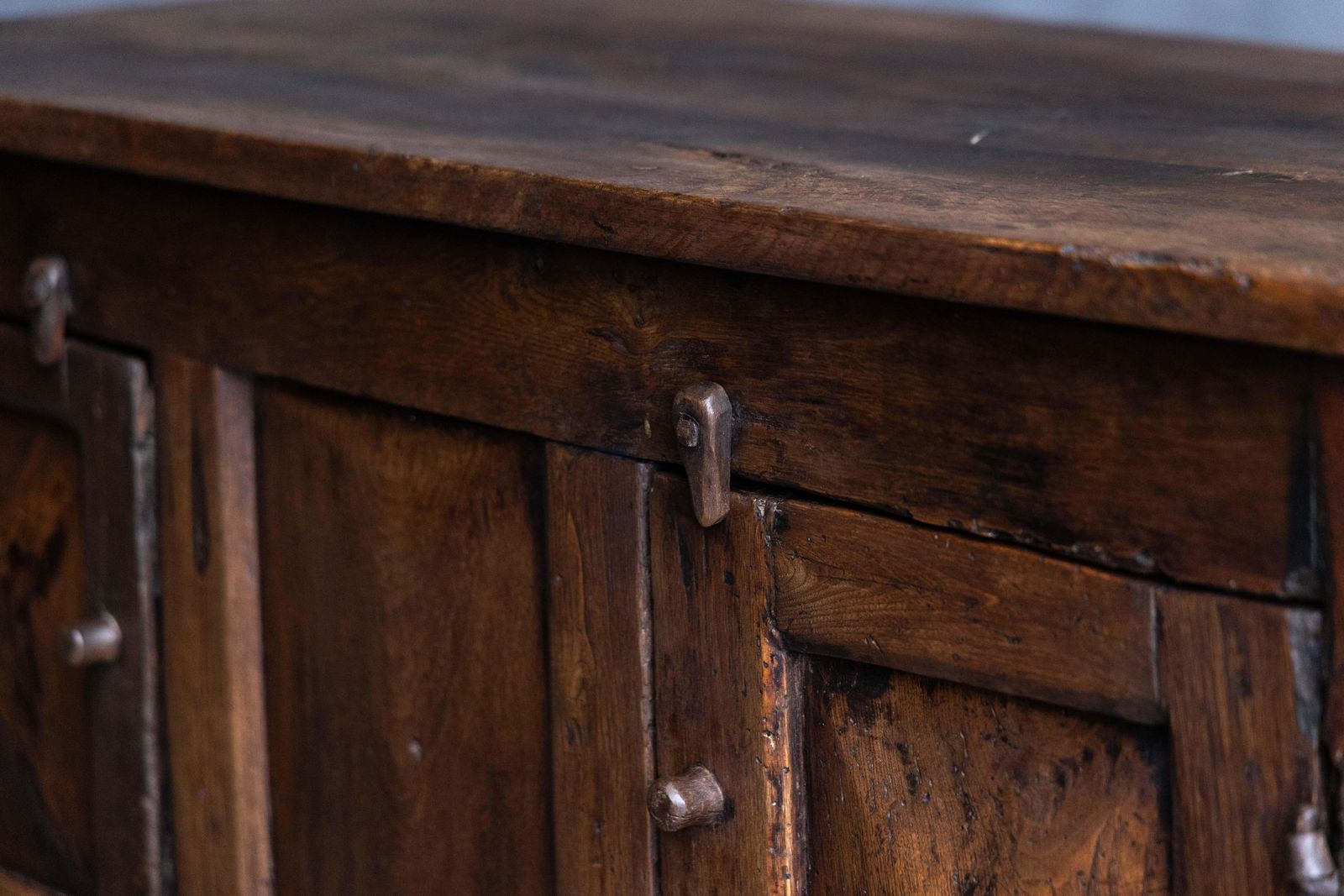 photo furniture Rustic Folk Art Cabinet, France, 19th Century