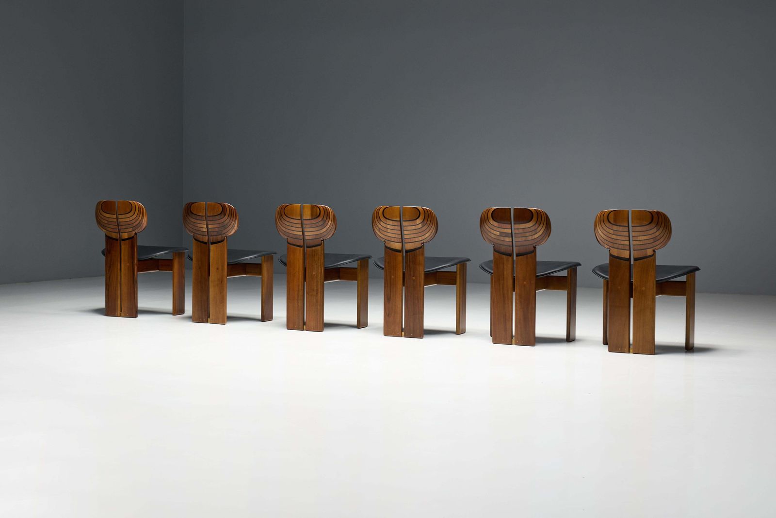 Dining Chairs 'Africa' By Afra & Tobia Scarpa For Maxalto, Italy, 1970s photo vinterior