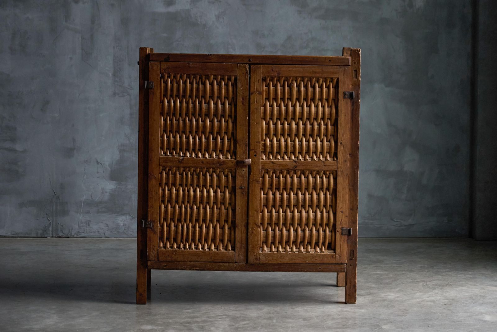 Rustic Art Populaire Pantry, France, Late 19th Century photo Furniture
