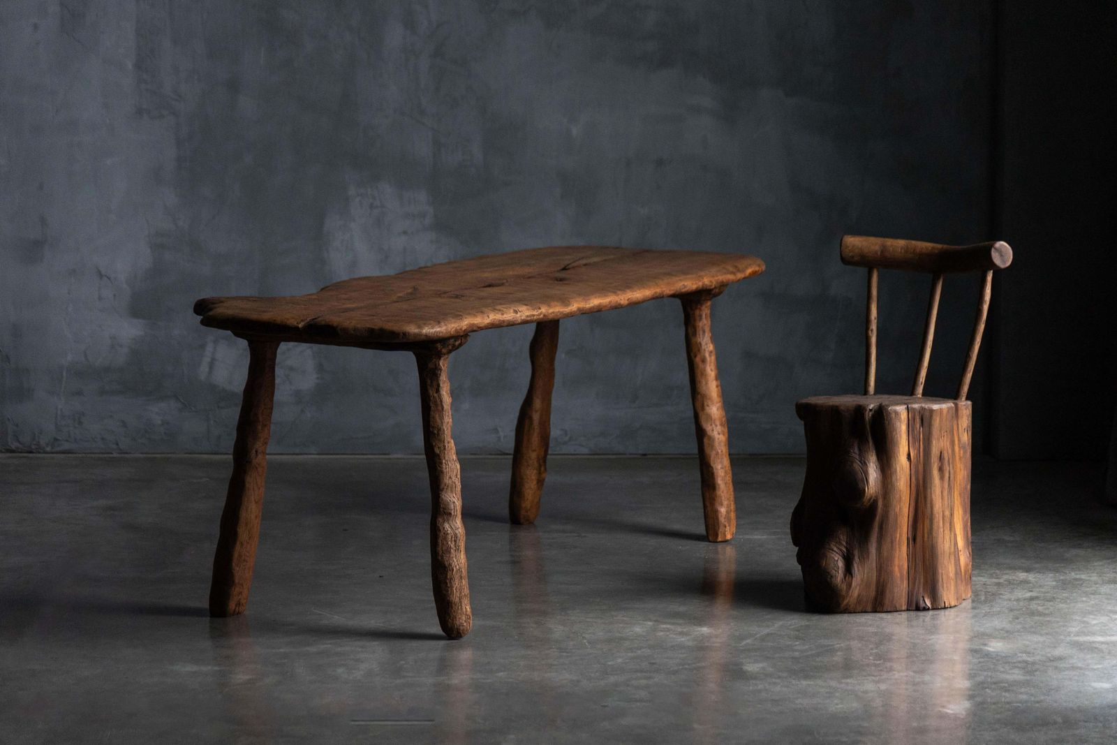 Organic Wabi Sabi Table, France, 1970s photo furniture