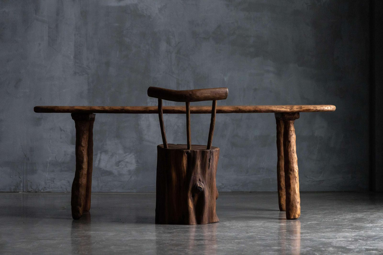 photo furniture Organic Wabi Sabi Table, France, 1970s