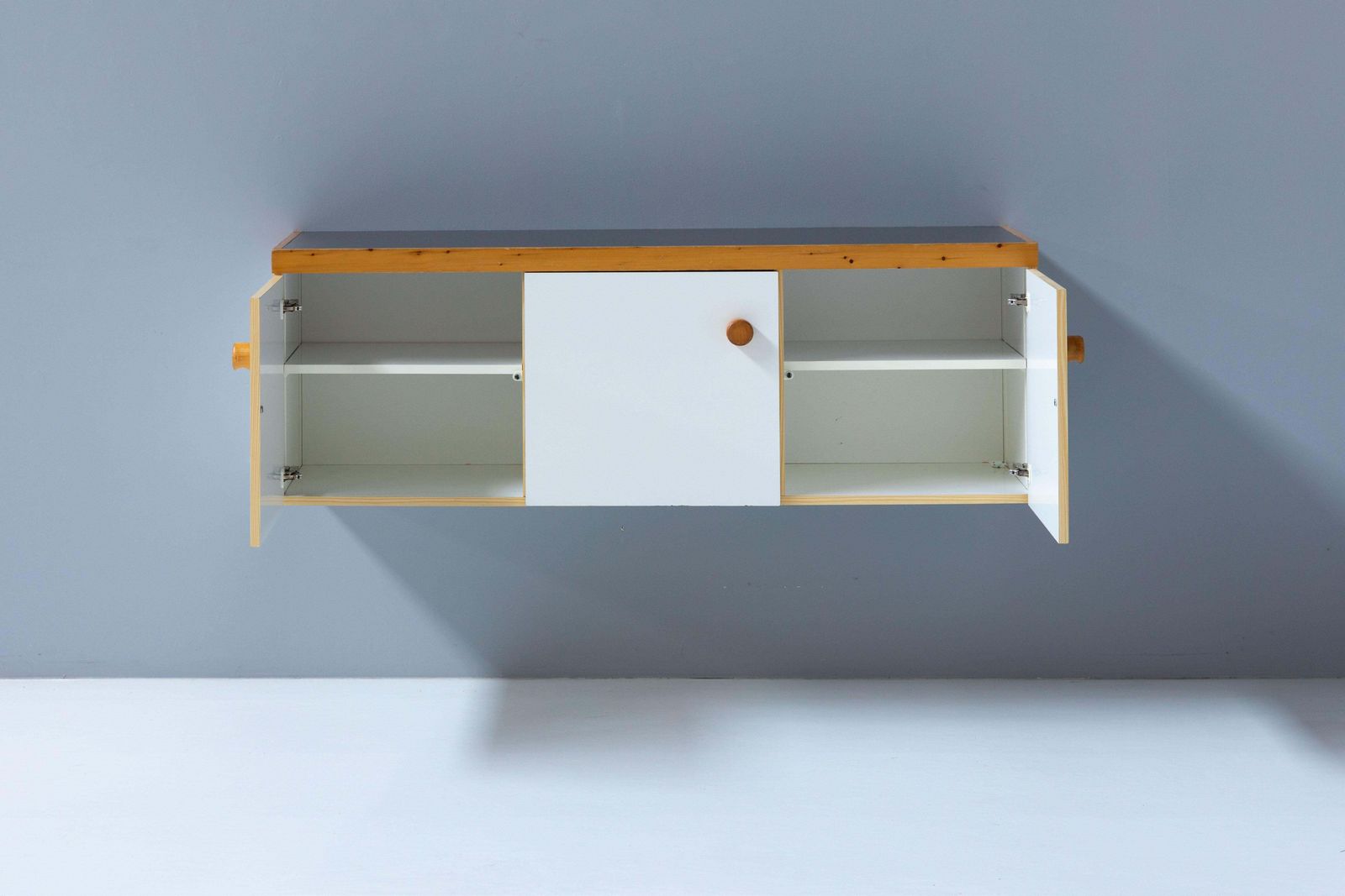 Wall Mounted Cabinet By Charlotte Perriand For 'Les Arcs', France, 1970s photo 6767.0
