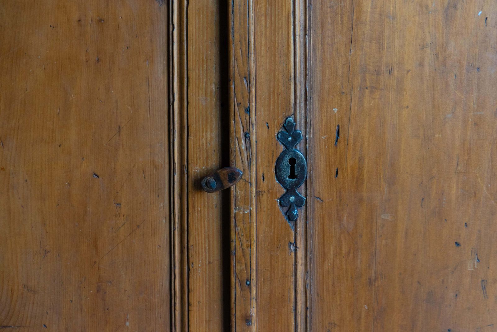 Rustic Folk Art Cabinet, France, 19th Century photo for sale