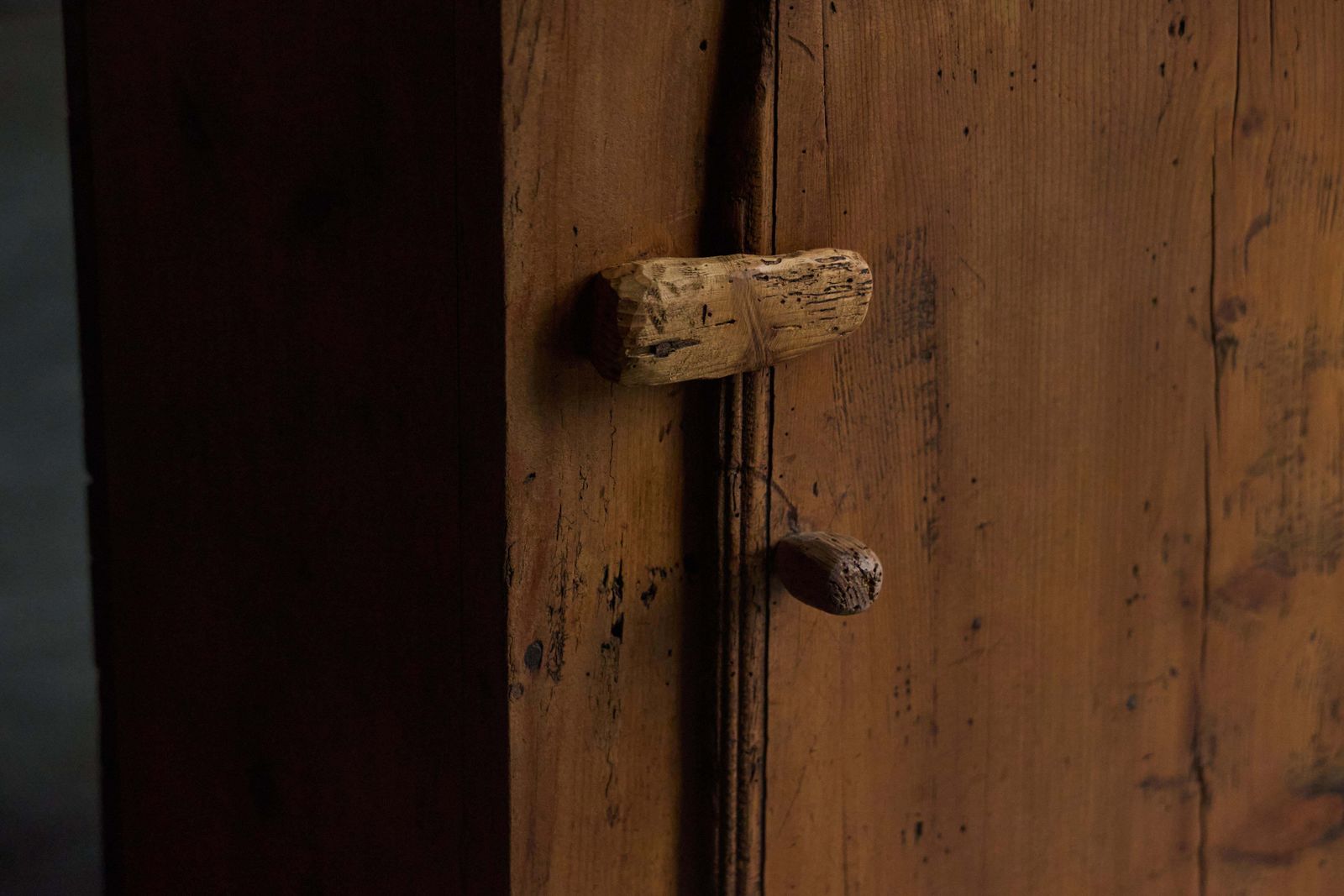 Rustic Alpine Cupboard, France, Early 19th Century photo for sale