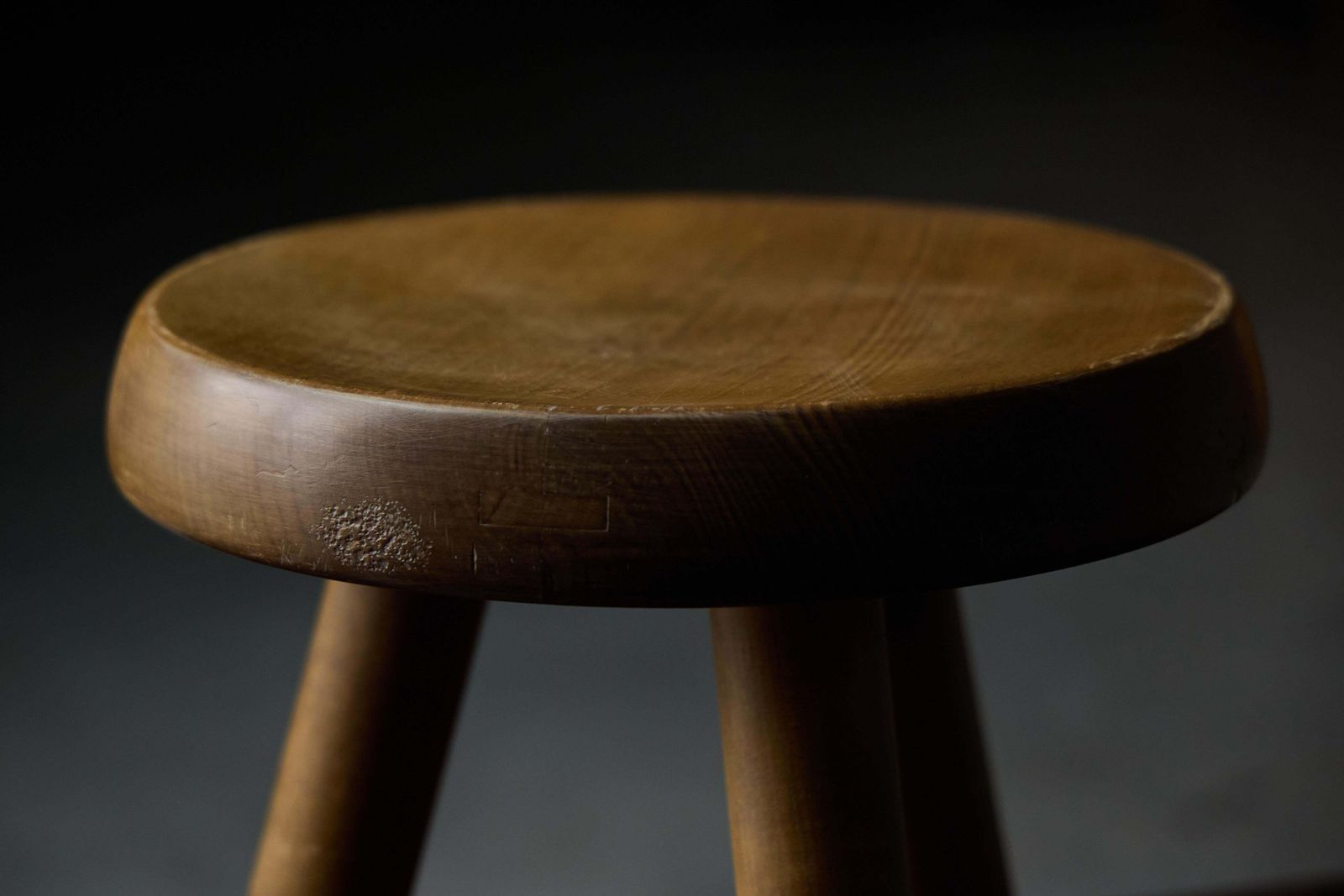 "Berger" Stool By Charlotte Perriand For Steph Simon, France, 1965 photo vinterior