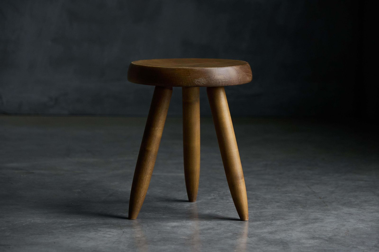 photo furniture "Berger" Stool By Charlotte Perriand For Steph Simon, France, 1965